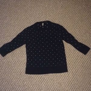 J Crew Polka Dot Sweater